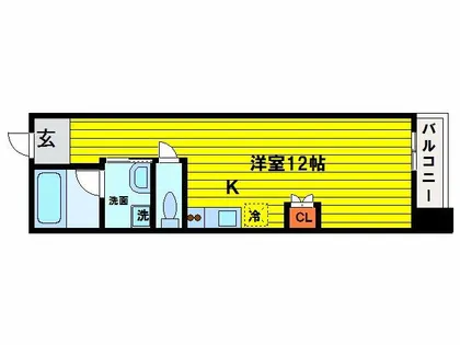 ライフデザイン江戸堀【2階】の間取り