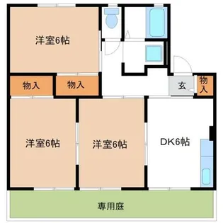 ドエルエイトⅠ【1階】の間取り