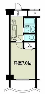 ノルデンハイムリバーサイド天神橋【4階】の間取り