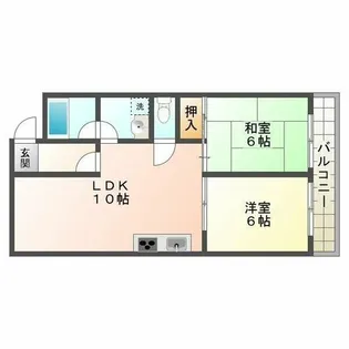 サイプレス【4階】の間取り