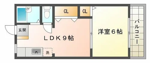 シャトールナ【3階】の間取り