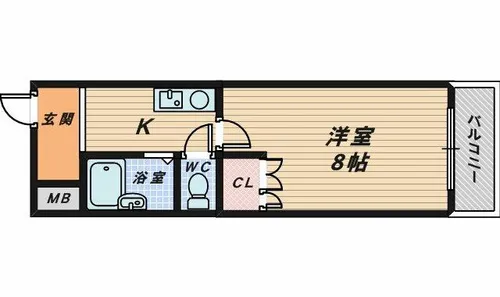 メゾンなか【1階】の間取り