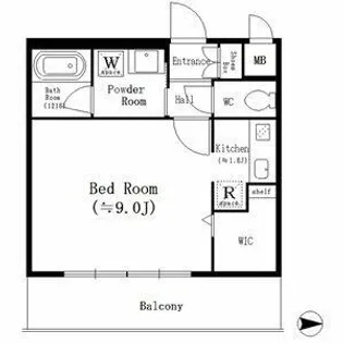 ルーエ金山【2階】の間取り