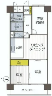 ノバカネイチ阿波座【909号室】の間取り