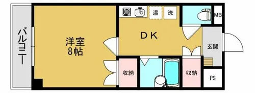 さつきハイム【307号室】の間取り