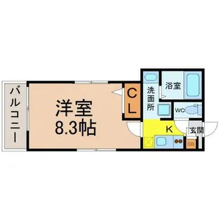 グリーンハイツ【1階】の間取り