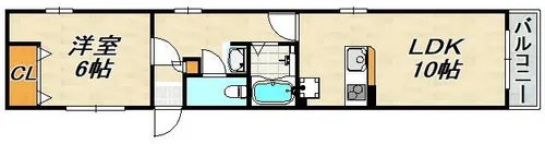 メゾン・ド・エミナンス【3階】の間取り