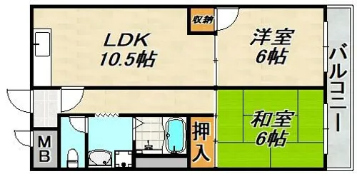 グランディアミ・アモーレ鈴蘭台【3階】の間取り