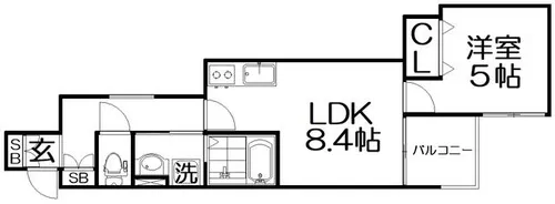 ALLIER PARK 池田【2階】の間取り