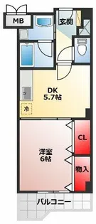 ベルナード・コンフォート【302号室】の間取り
