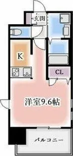 プレサンス久屋大通公園エアリー【6階】の間取り