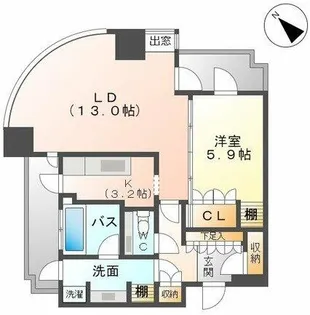 千種タワーヒルズ【9階】の間取り