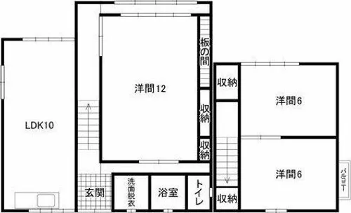愛知県犬山市大字塔野地字中浦【一戸建】の間取り
