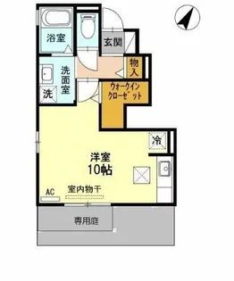 碧エイト【102号室】の間取り