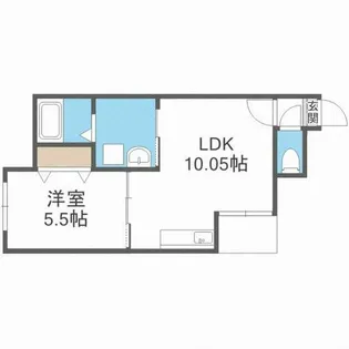 ユーファー水天宮【302号室】の間取り