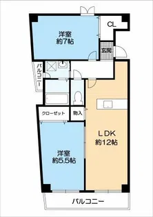 デュコムワイズ【3階】の間取り