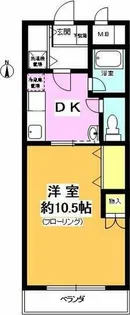 リンズマンション御影【2階】の間取り