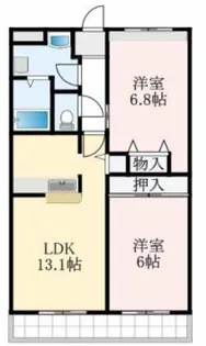 パドマレジデンス【2階】の間取り