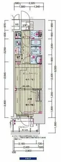 プレサンスOSAKA東成中本ハーヴィル【6階】の間取り