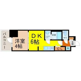 プレサンス上前津オレシア【11階】の間取り