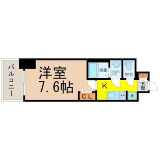 プレサンス上前津オレシア【7階】の間取り