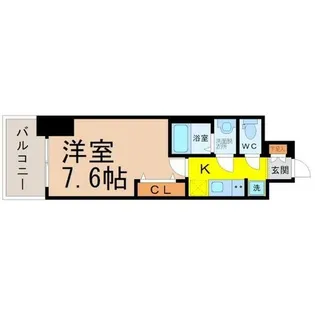 プレサンス上前津オレシア【9階】の間取り