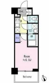 エスリード ザ・カレント大阪【3階】の間取り