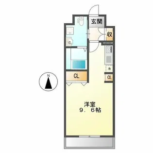 グレーシアコート金山【7階】の間取り