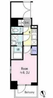 エスリード ザ・カレント大阪【5階】の間取り