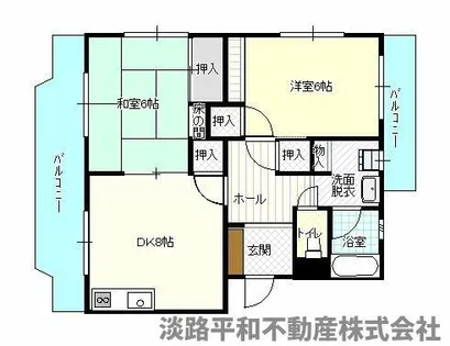 コーポ生子【304号室】の間取り