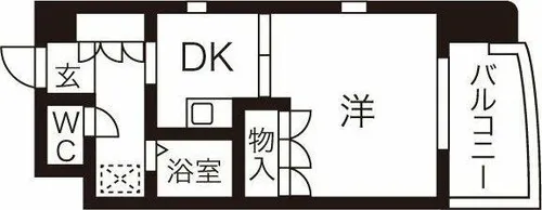 ラモヴェール白壁【6階】の間取り