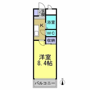 サニーハイツMA【1階】の間取り