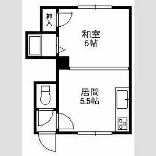 ビアンカマンション【1階】の間取り