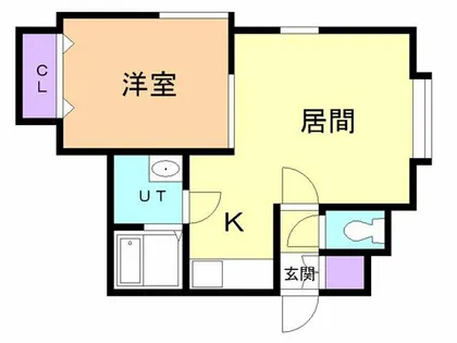 セレストマーレ【105号室】の間取り