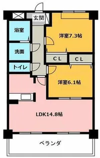 コンチェルト【1階】の間取り