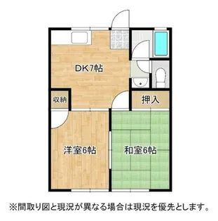シティベールファミリー【102号室】の間取り