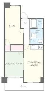 ブリージェ姫路【7階】の間取り