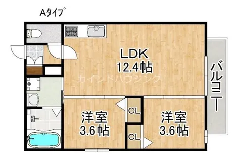 AVANTIO泉佐野【1階】の間取り