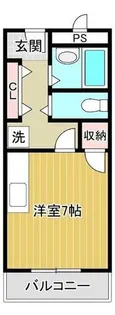キューデンス21B棟【302号室】の間取り