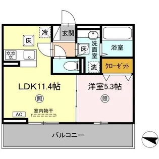 D-ROOM今町【2階】の間取り