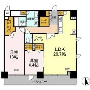 (仮)D-room則武【8階】の間取り