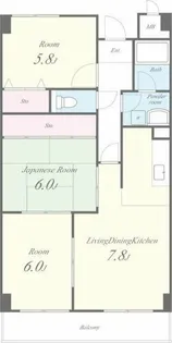 グレイスミシマ【3階】の間取り