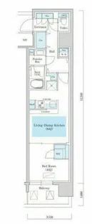 アーバネックス同心II【11階】の間取り