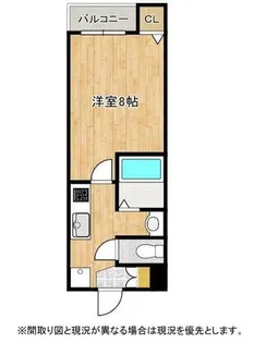 シャイン湯野原【203号室】の間取り