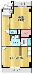 オアシス徳重【2階】の間取り
