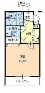 1Kの間取り画像