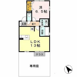 サンフィールドⅡ【1階】の間取り