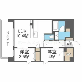 STANDZ新大阪【4階】の間取り