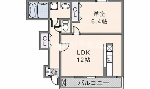 グリーン・ヒル【106号室】の間取り