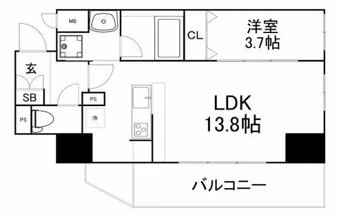 MBC RESIDENCE【2階】の間取り